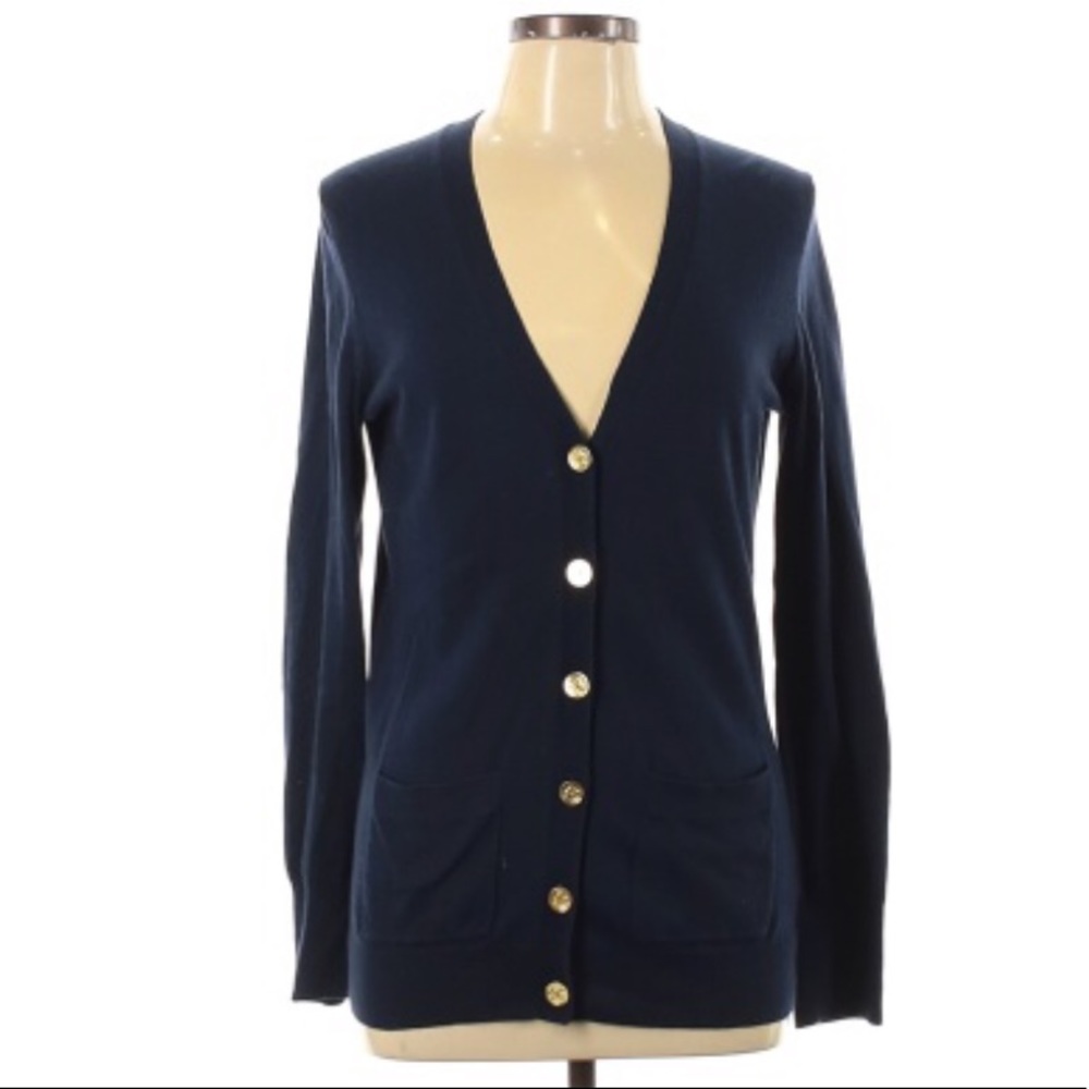 C WONDER Navy Cardigan